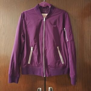 Levi's Purple Bomber Jacket